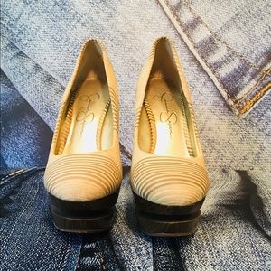 Jessica Simpson platform heels